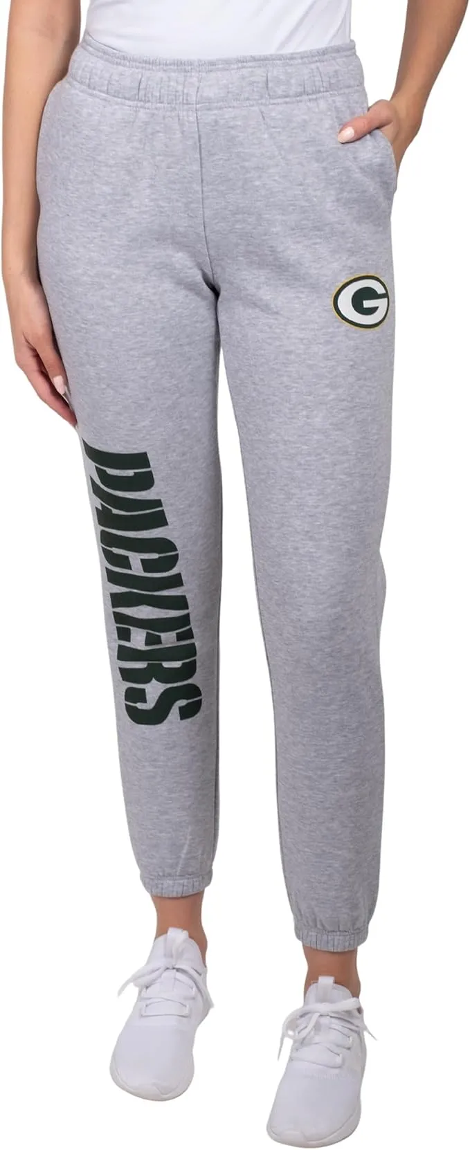 NFL Official Women's Super Soft Fleece Jogger Sweatpants|Green Bay Packers