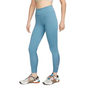 Nike Women's Mid Rise One Leggings - Baby Blue