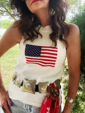 Old Glory Halter Neck Sweater