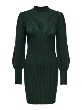 Onlkatia L/s Dress Cc Knt - Donkergroen