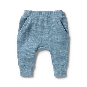 Organic Waffle Slouch Pant