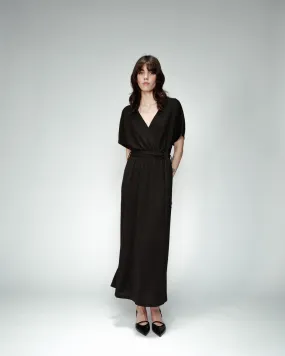 Oria Black Lurex Dress