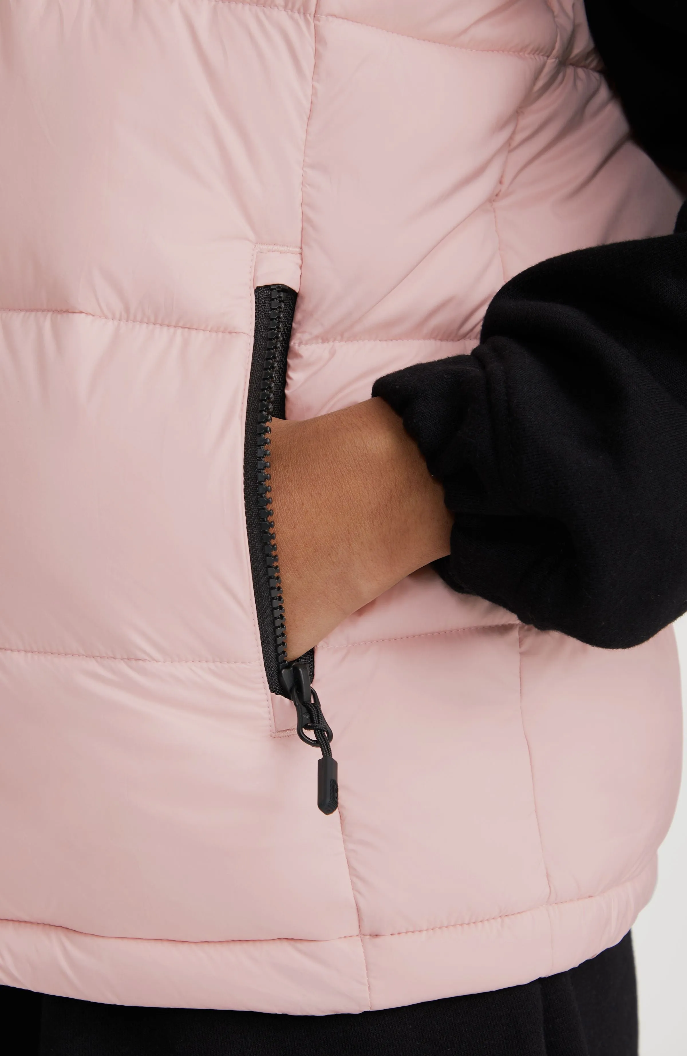 O'Riginals Puffer Vest | Peach Whip Colour Block