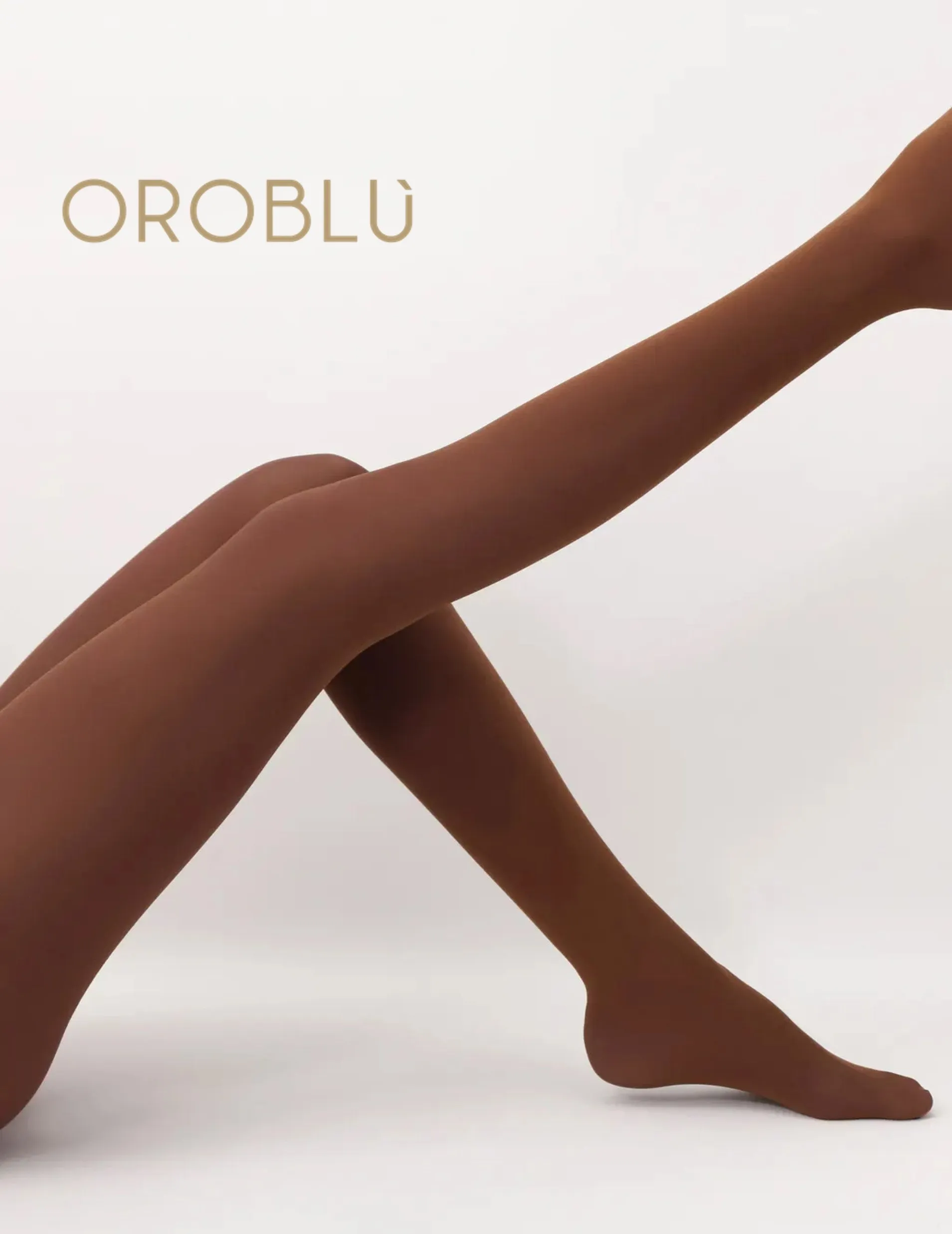 Oroblu Clearance All Colours Double Face Tights Violet/Caramel VOBC67548