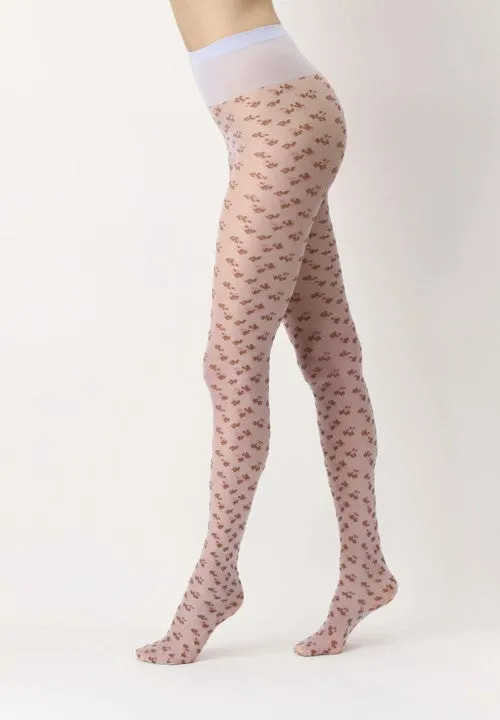 Oroblu Clearance Blossom Tights Crystal Pink