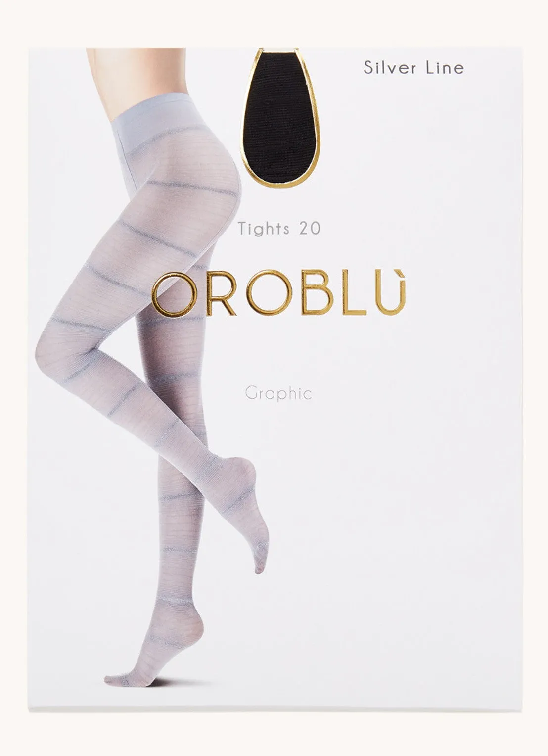 Oroblu Clearance Silver Line Tight