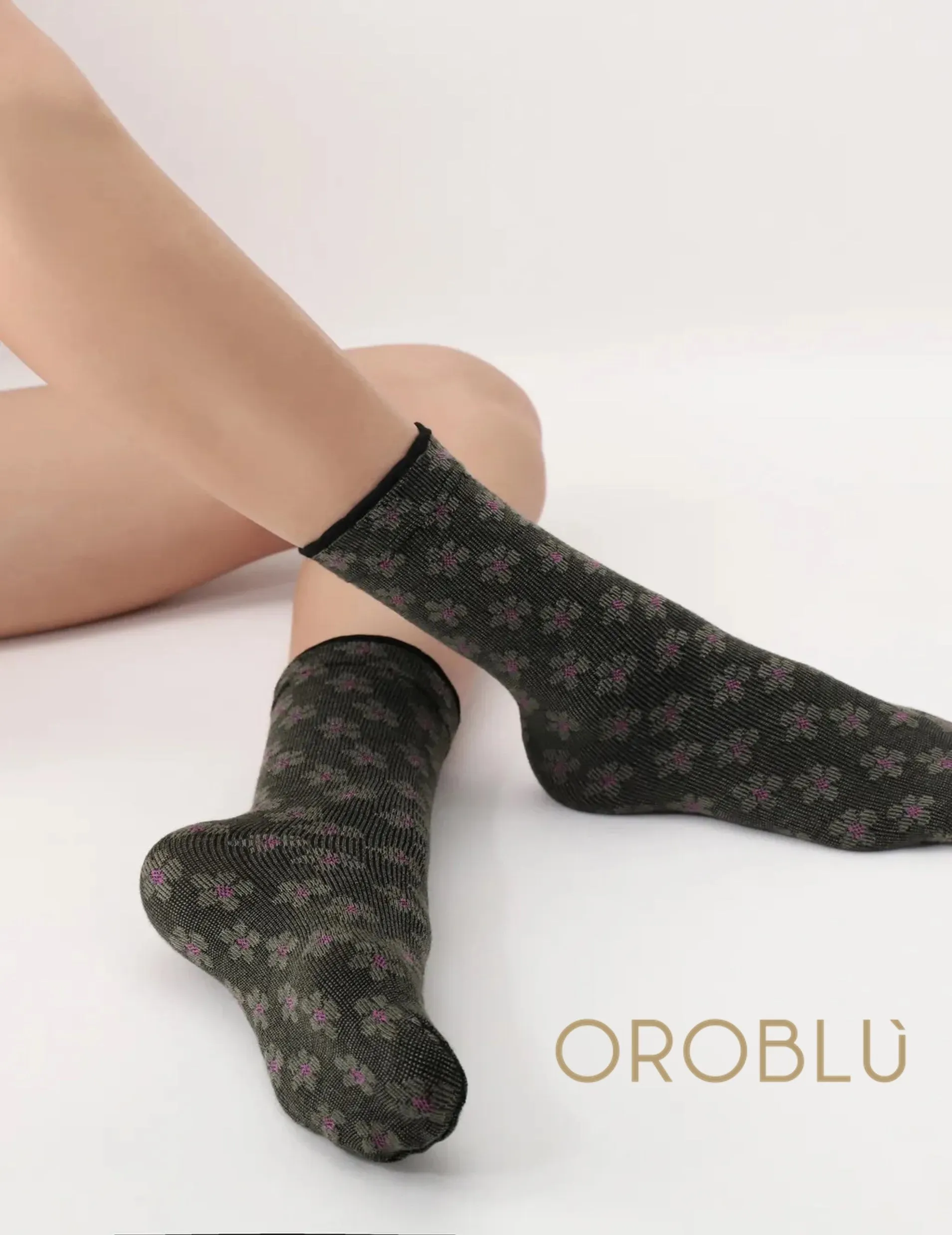 Oroblu Double Fantasy Socks Miltary (Twin Pack)