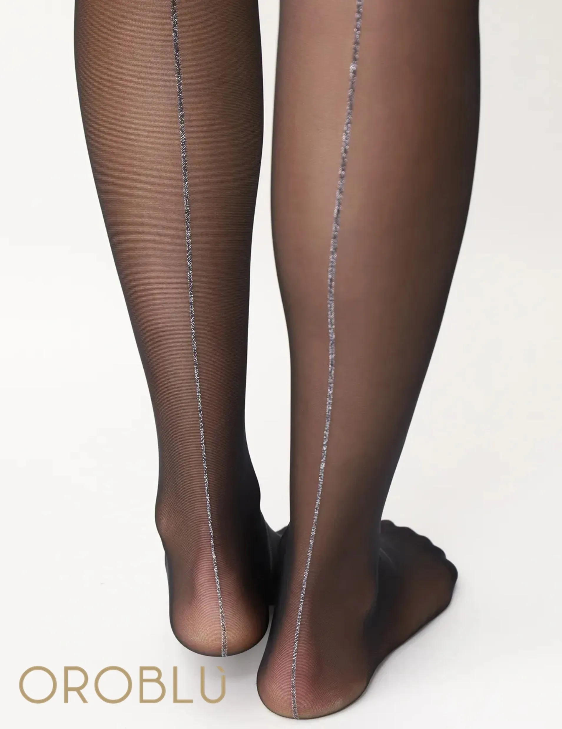 Oroblu Riga Lux Black/Silver Tights VOBC63275