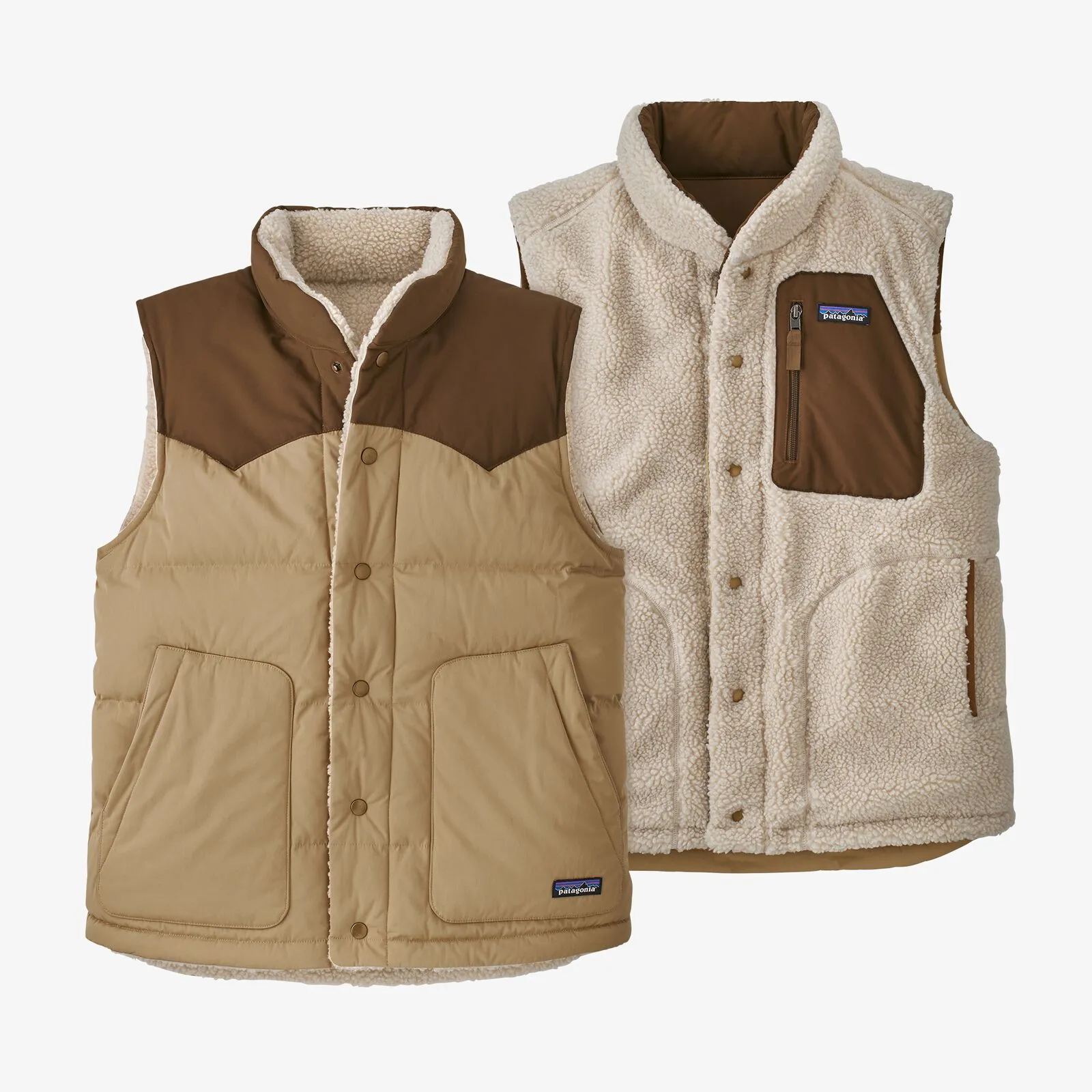 PATAGONIA MENS REVERSIBLE BIVY DOWN VEST