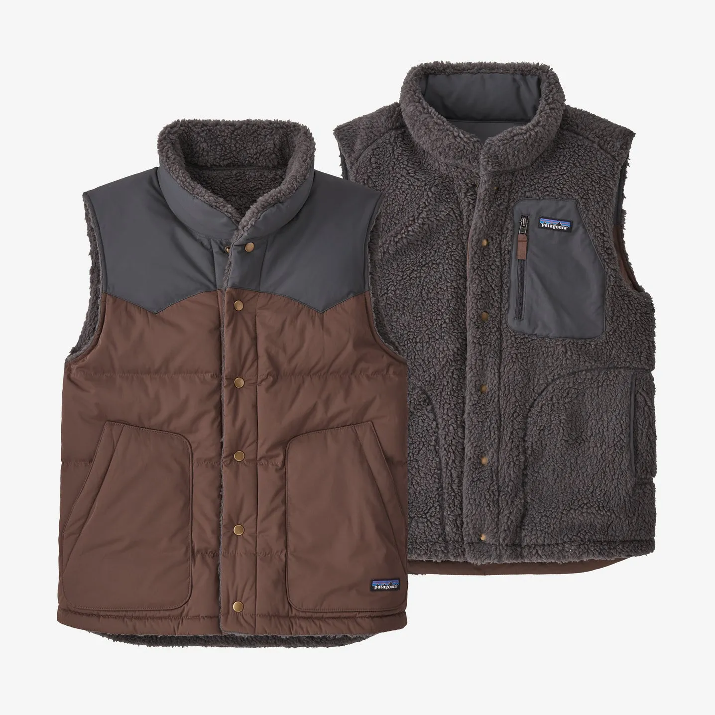 PATAGONIA MENS REVERSIBLE BIVY DOWN VEST