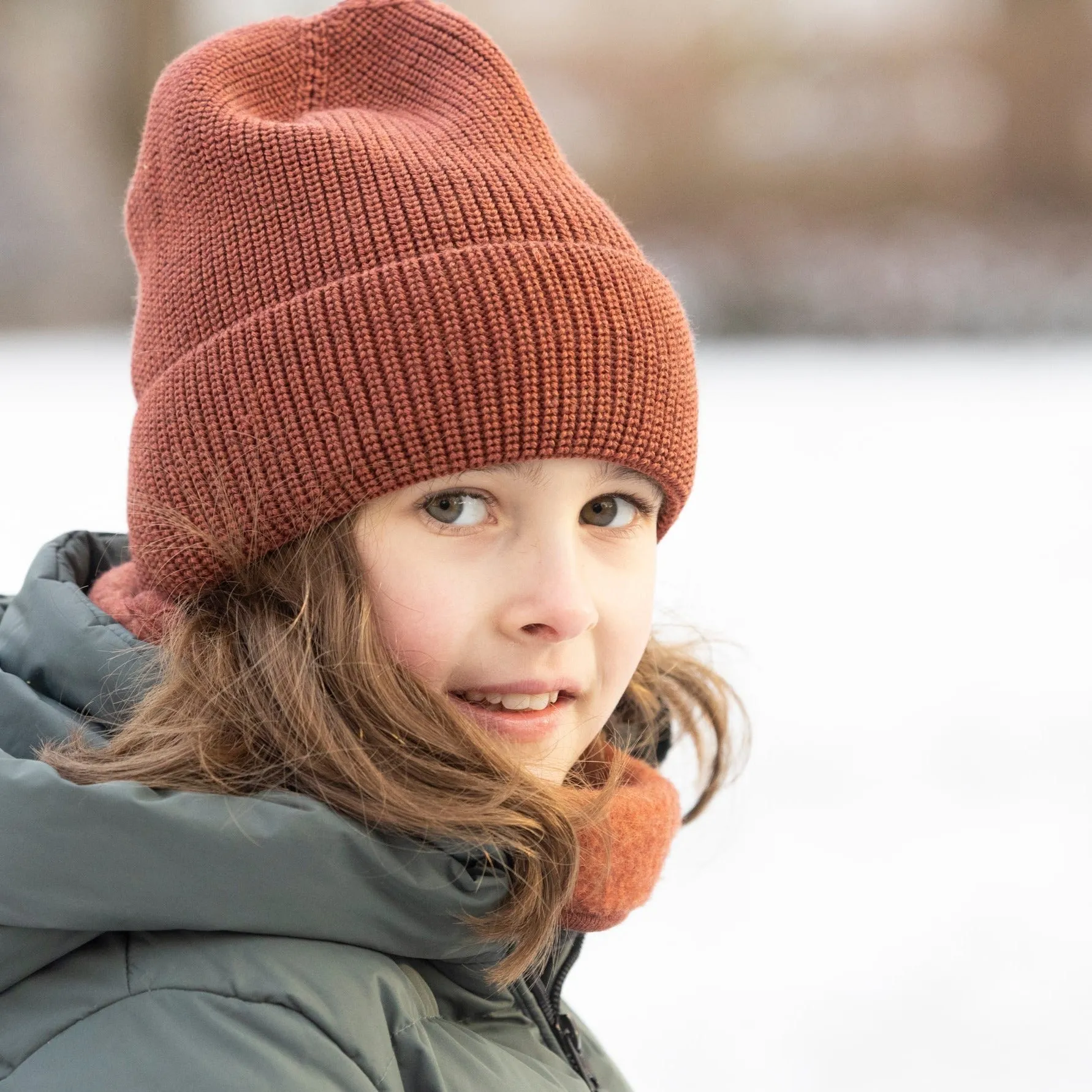 Pickapooh Baby/Toddler/Child/Unisex Ben Beanie Hat, Knit Merino Wool/Silk