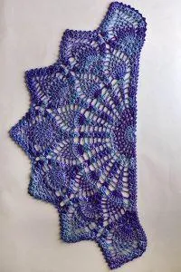 Pineapple Peacock Shawl