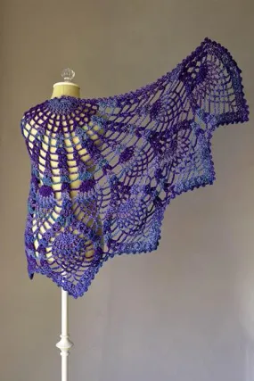 Pineapple Peacock Shawl