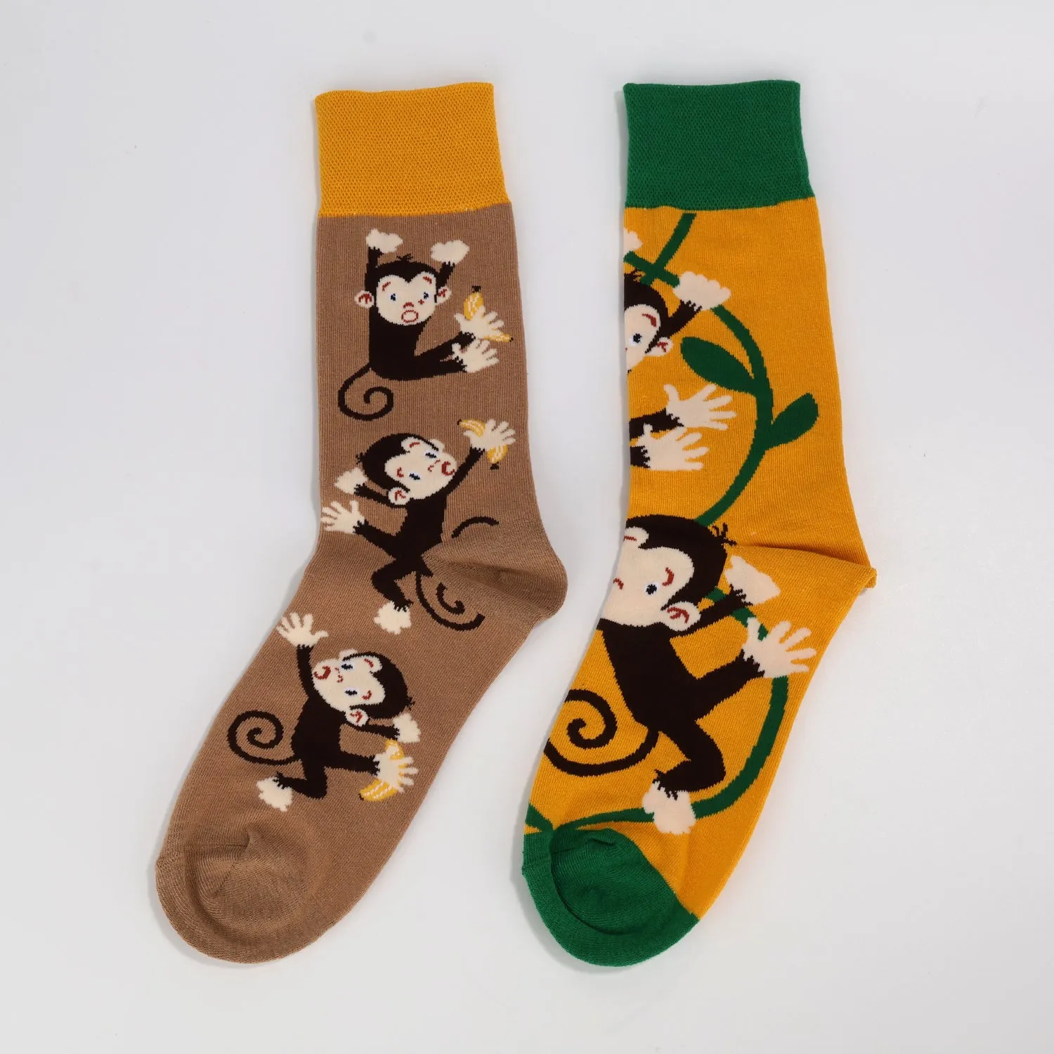 Playful Monkey Socks