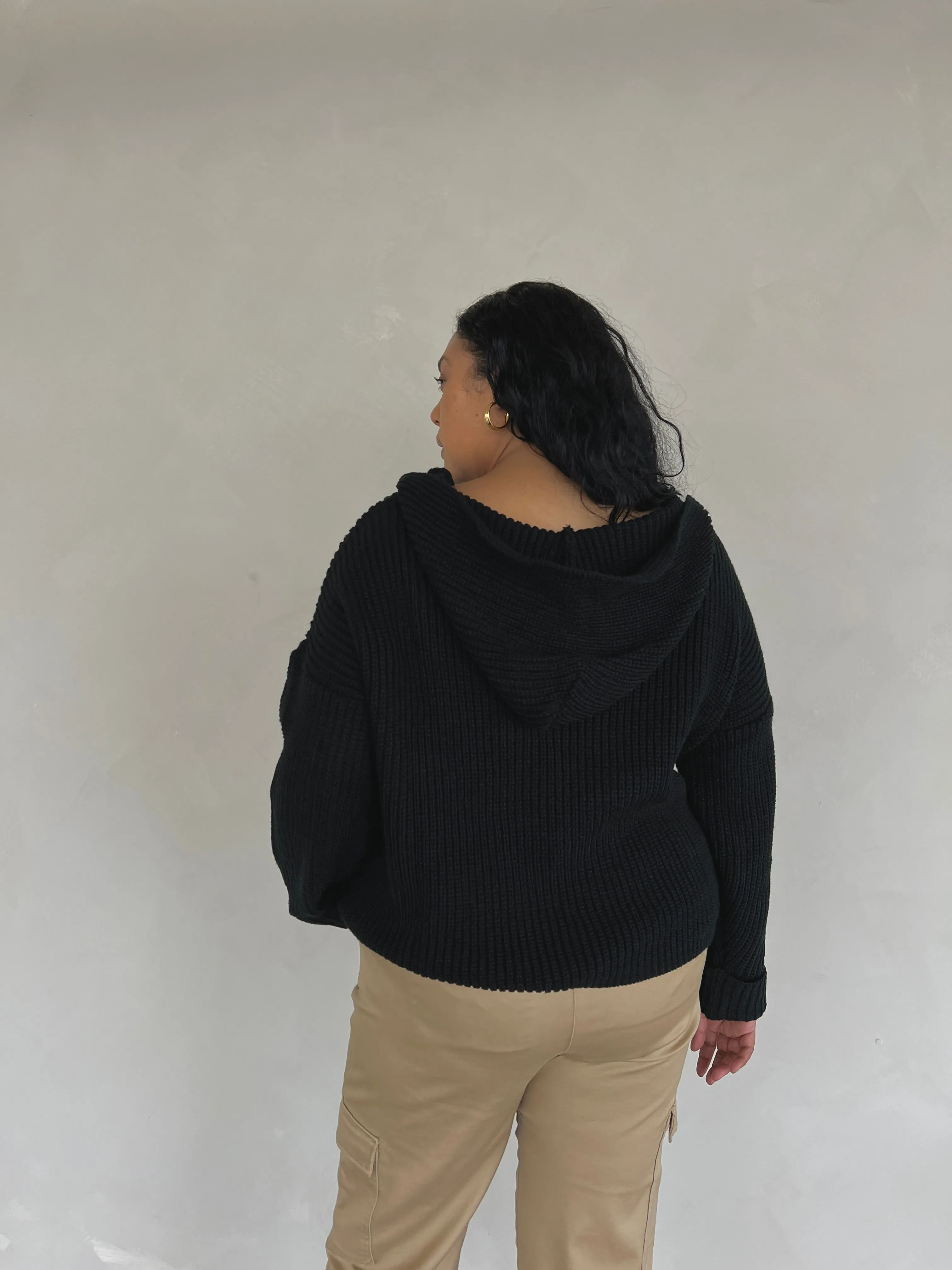 Plus Size Collared Sweater