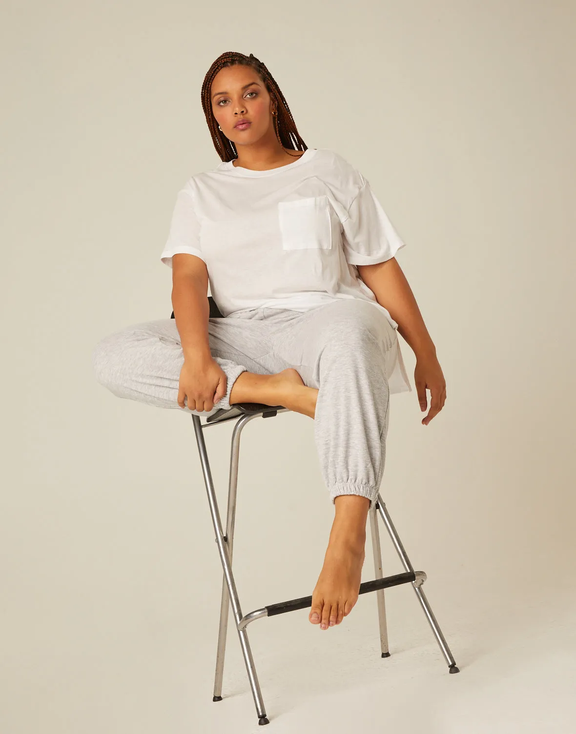 Plus Size Essential Simple Sweatpants