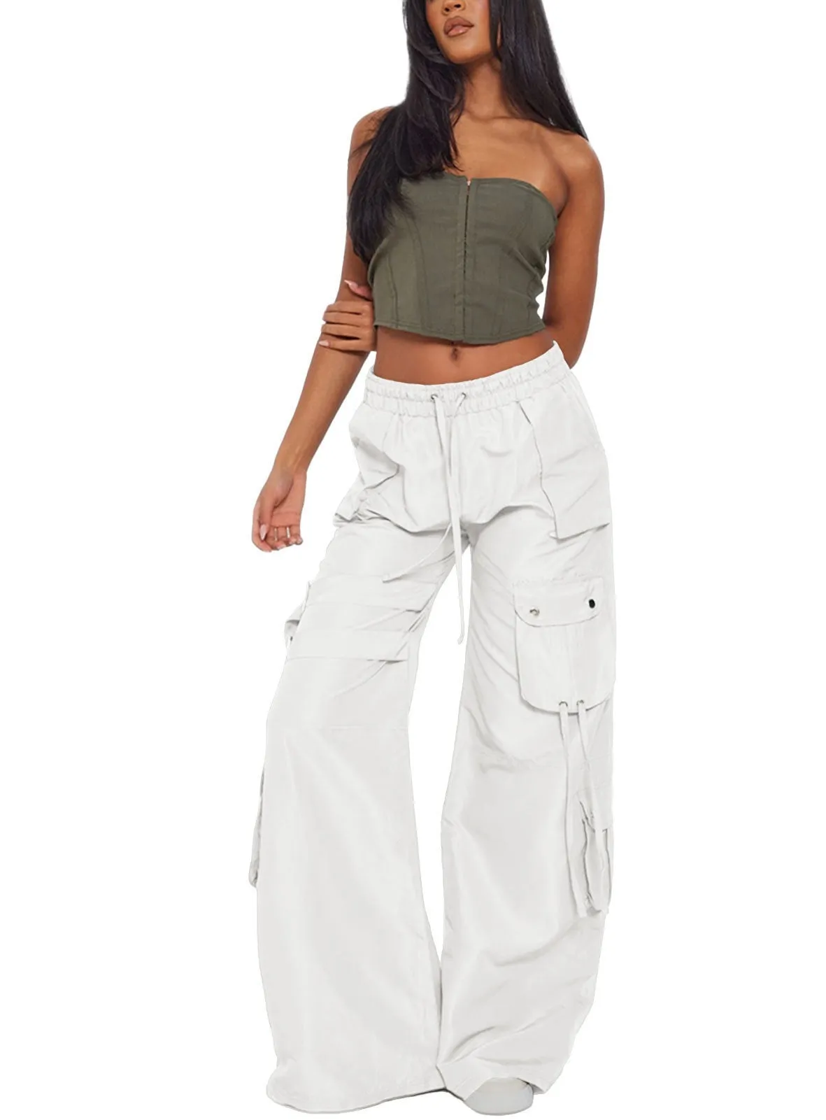 Popular Female Retro Streetwear Pants