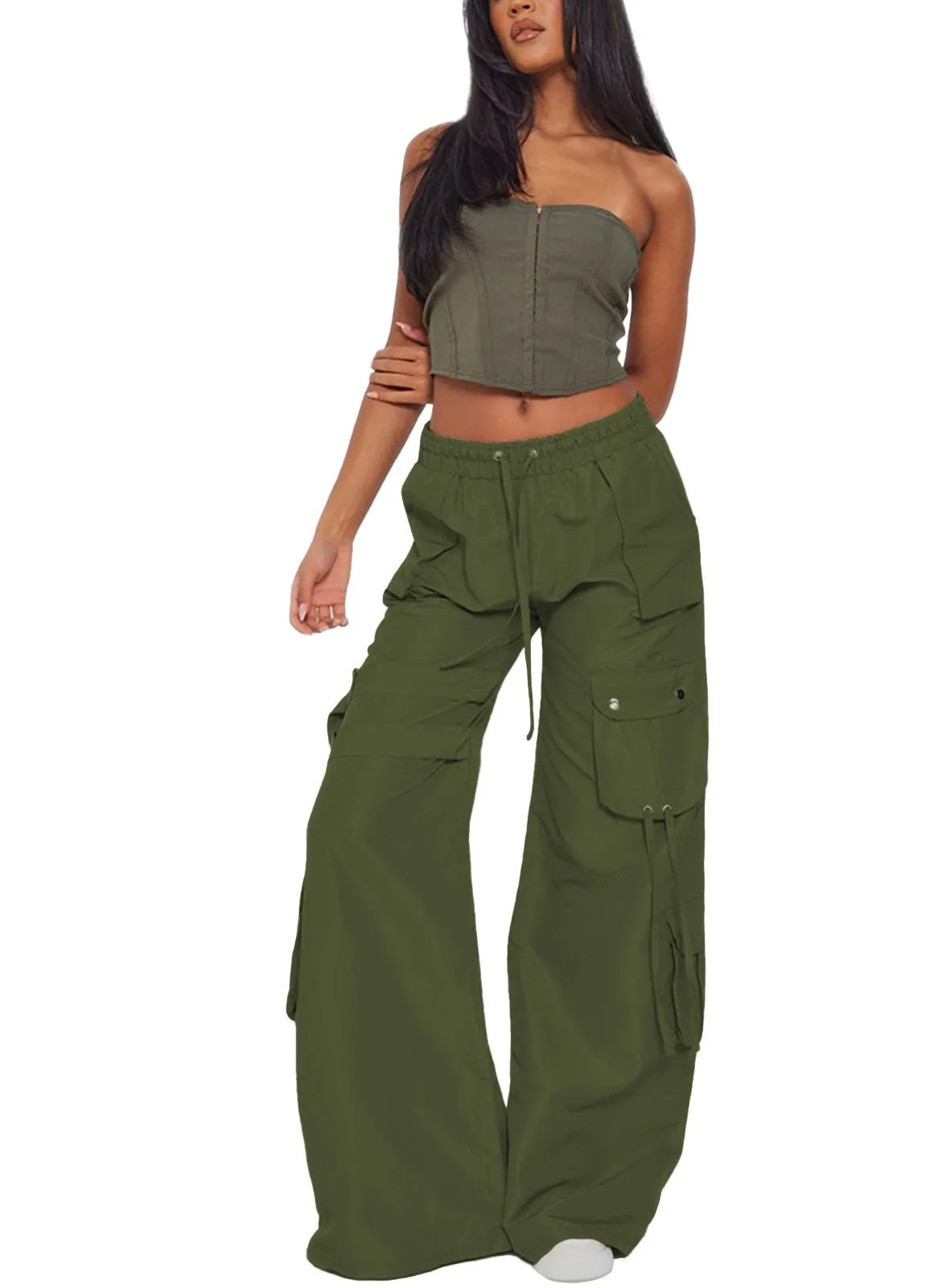 Popular Female Retro Streetwear Pants