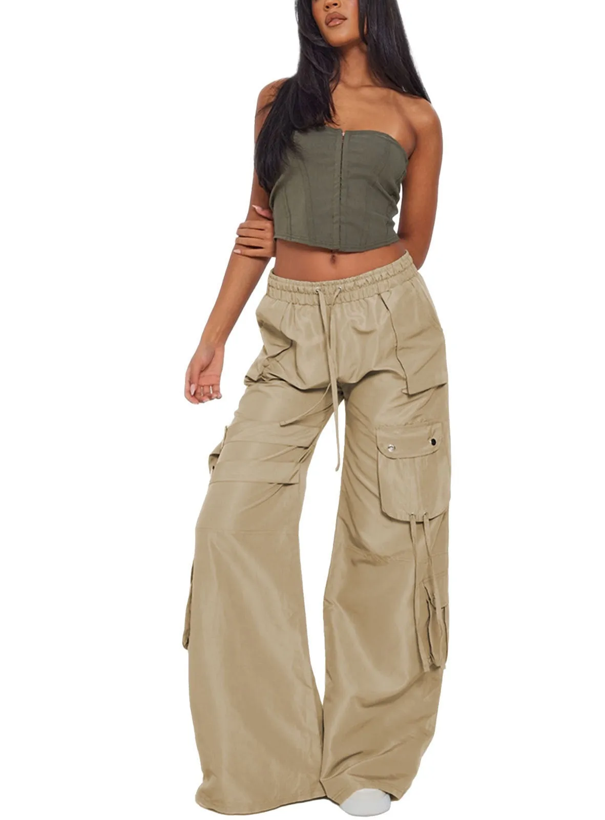 Popular Female Retro Streetwear Pants