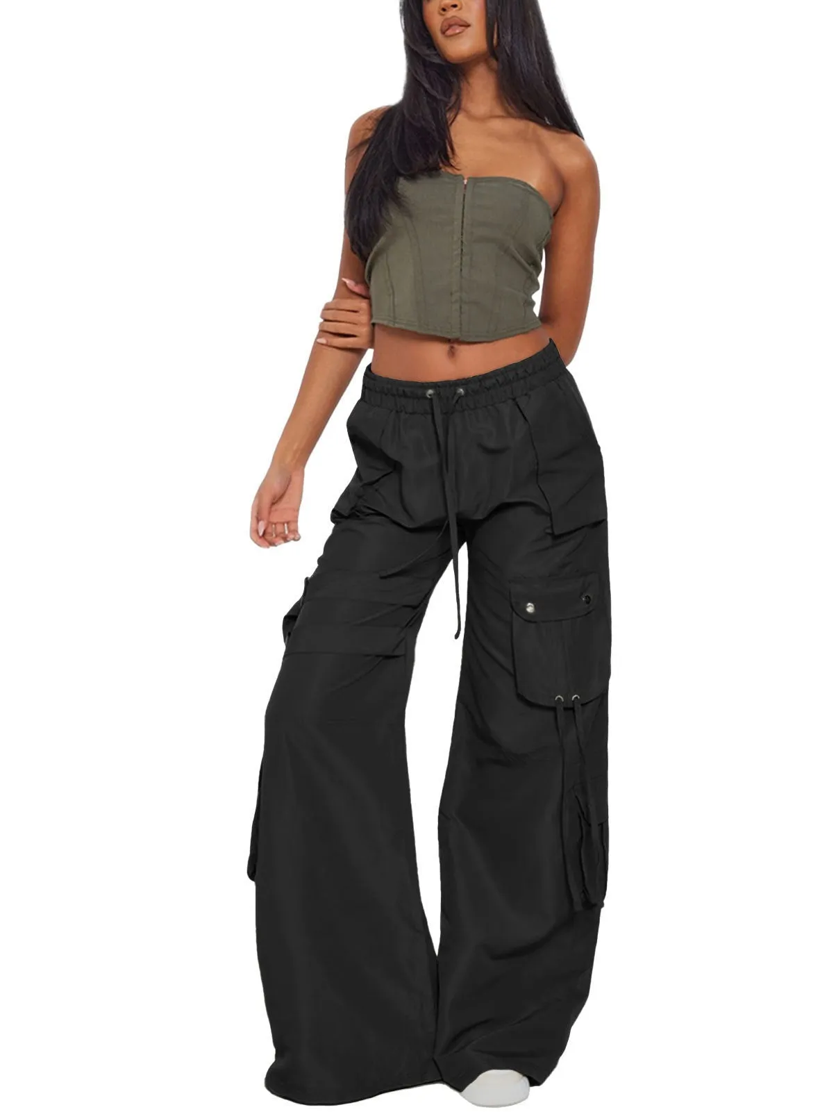 Popular Female Retro Streetwear Pants