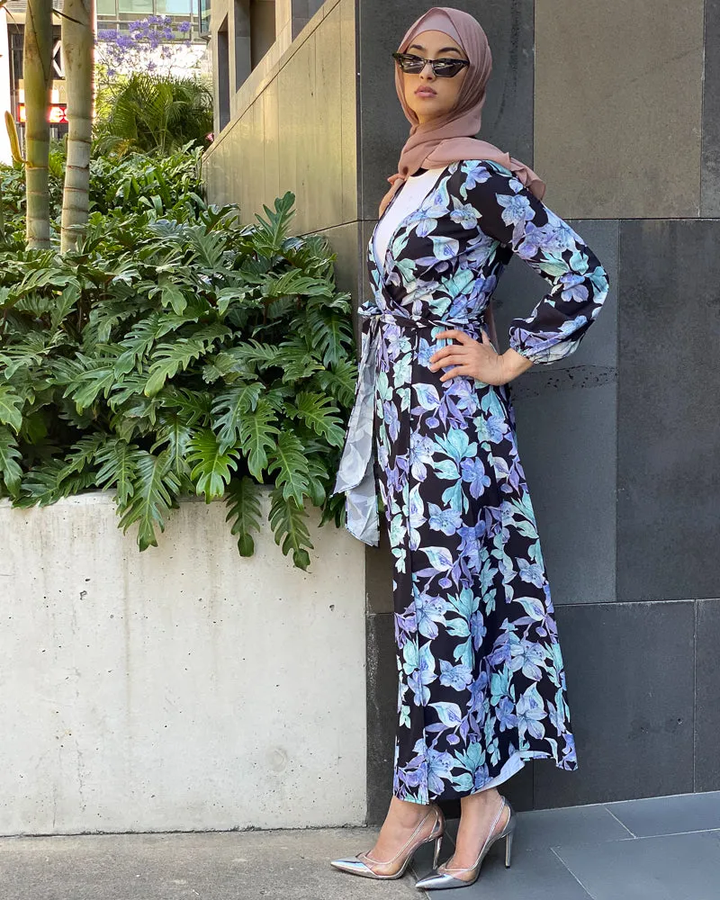 Printed Wrap Dress