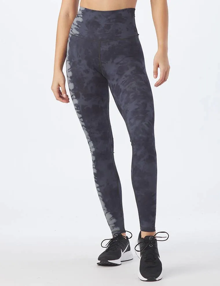 Pure Legging, Black/Oatmilk Tie Dye