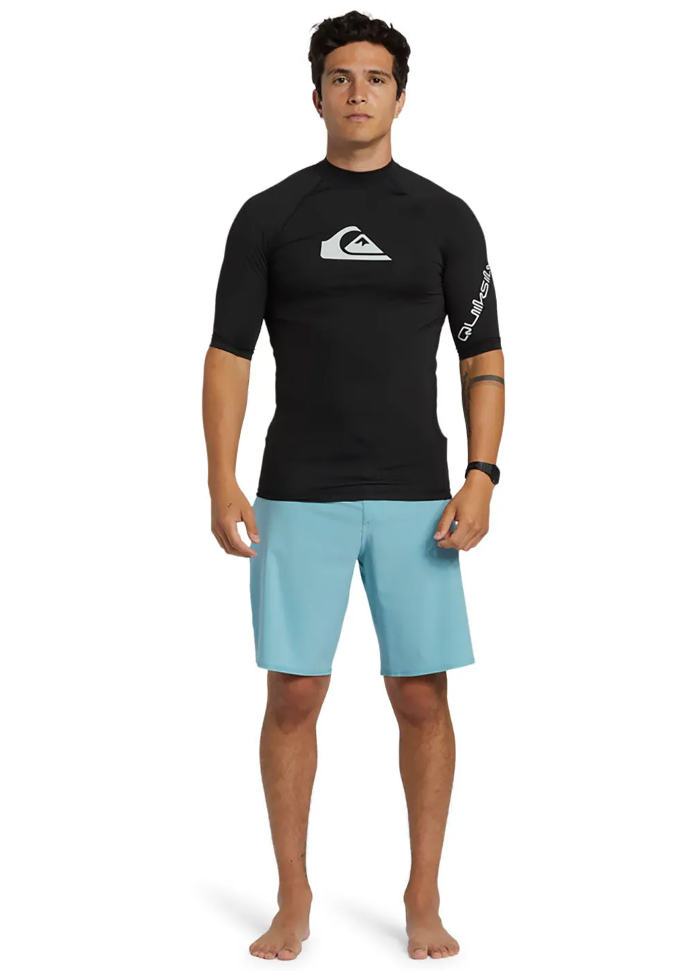 Quiksilver Mens All Time SS Rash Vest