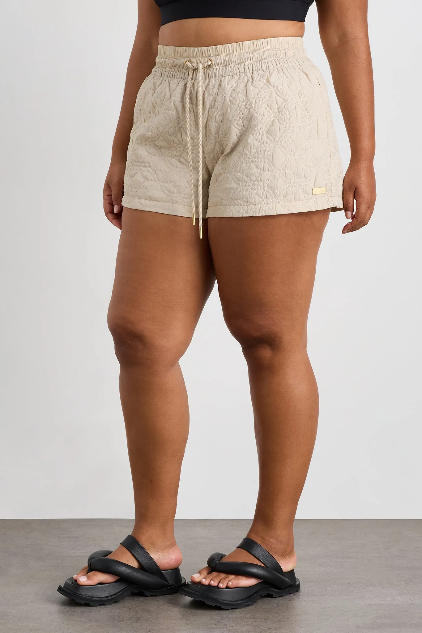 Quilted Panelled Shorts 623