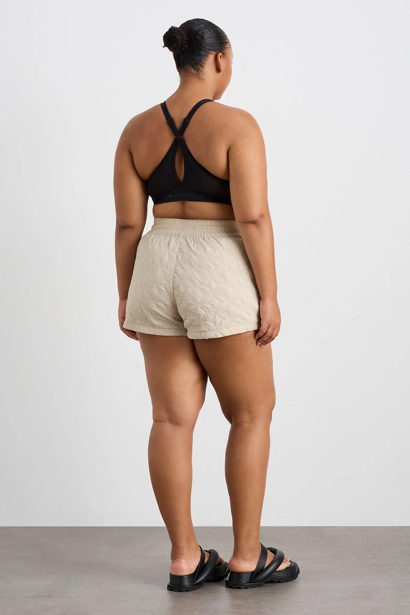 Quilted Panelled Shorts 623