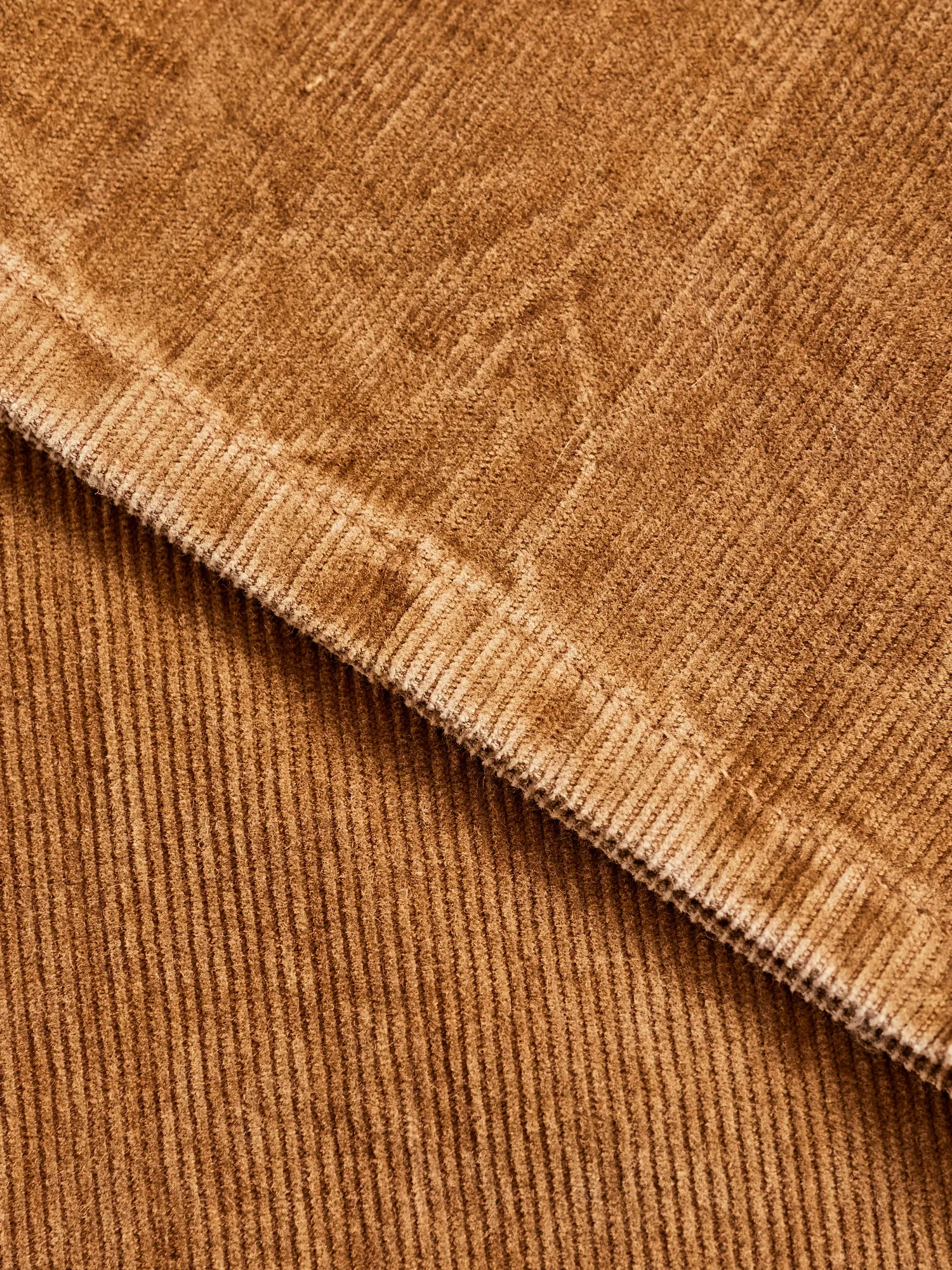 "Ro-Buck" Straight Fit Corduroy Pants in Tan