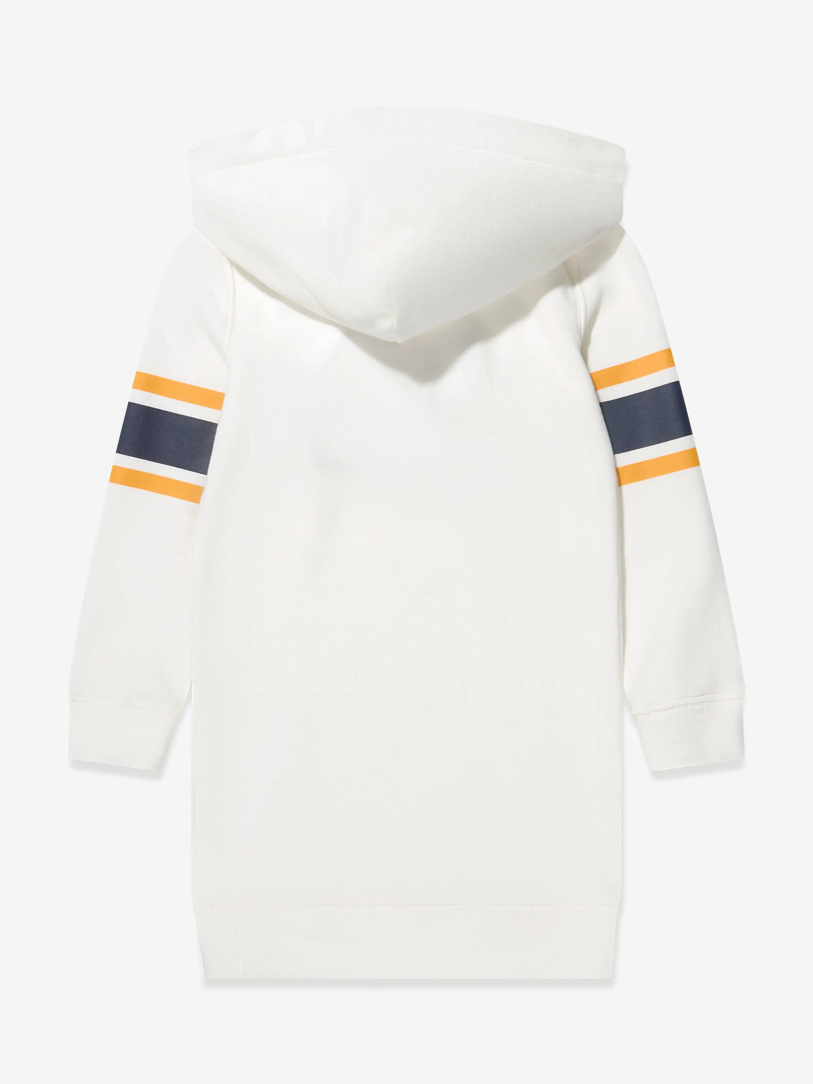 Ralph Lauren Girls Hooded Sweater Dress in White