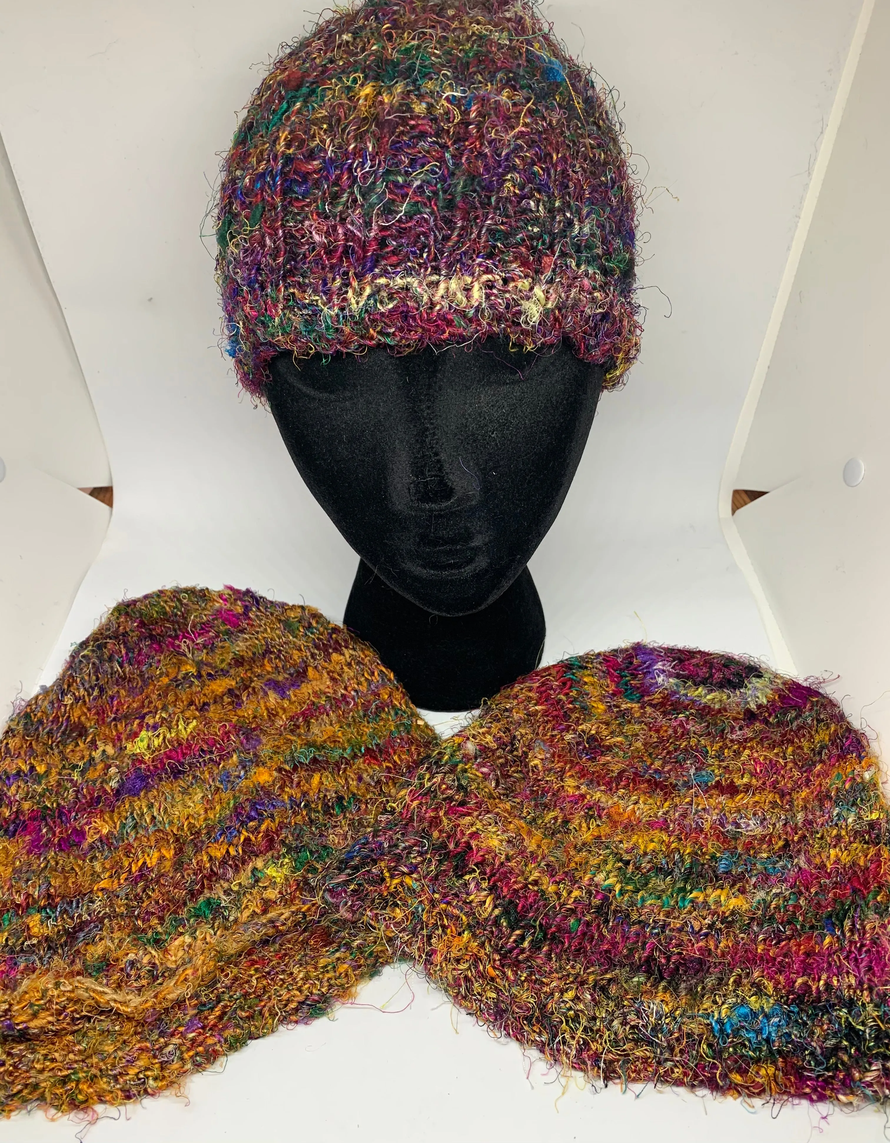 Recycled Silk Hats - Toque style