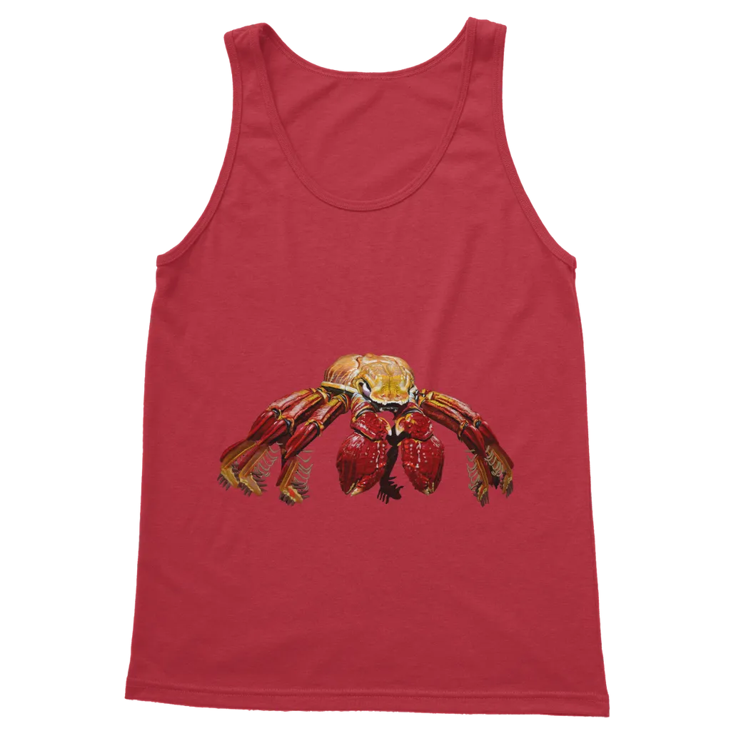 Red Crab Classic Adult Vest Top