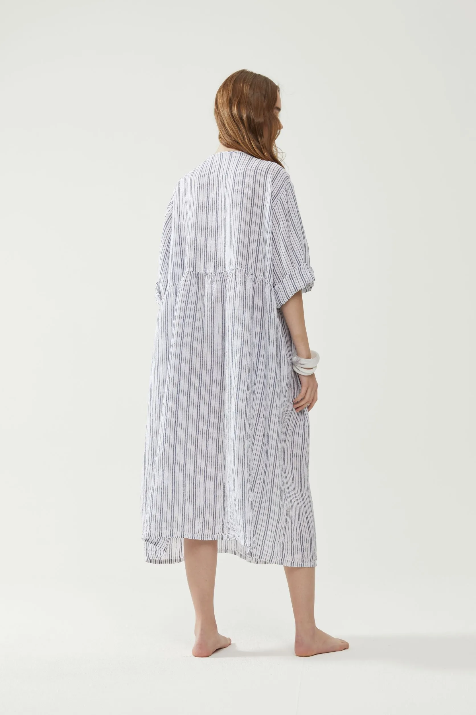 Reen Dress Bold Stripe