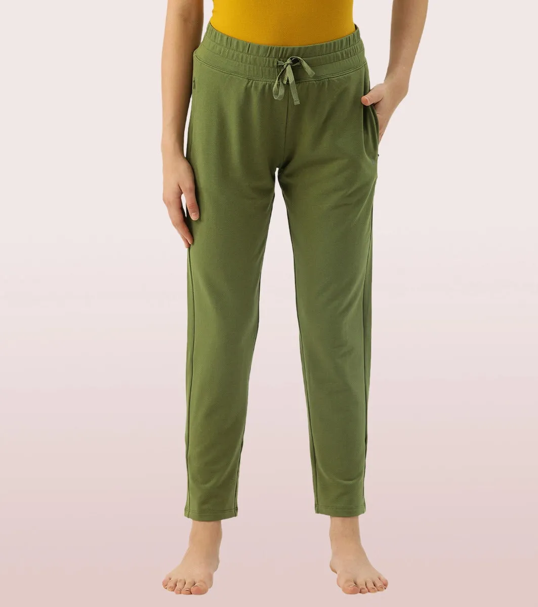 Relax Pants | Cotton Spandex Terry Tapered Pant