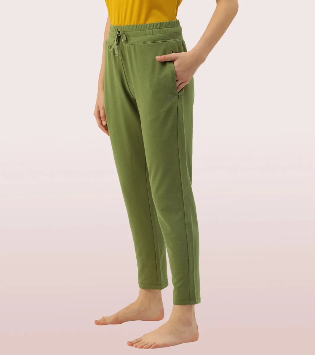 Relax Pants | Cotton Spandex Terry Tapered Pant