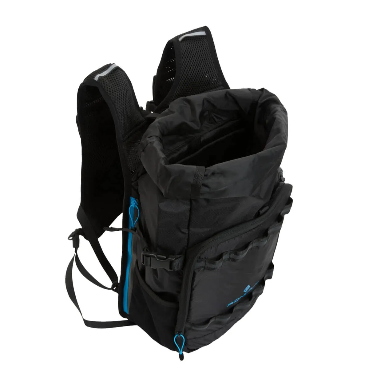 Ronhill Commuter Vest | Black/cyan