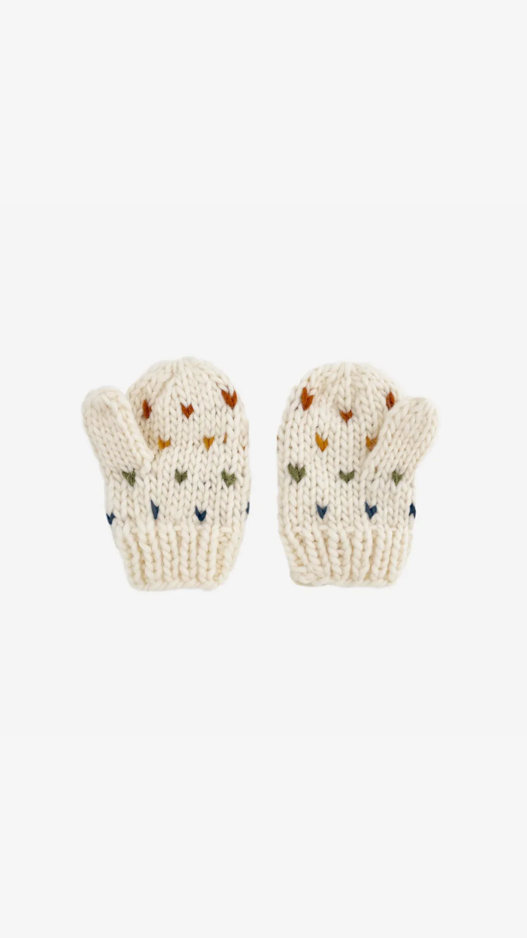 Sawyer Heart Mittens by Blueberry Hill