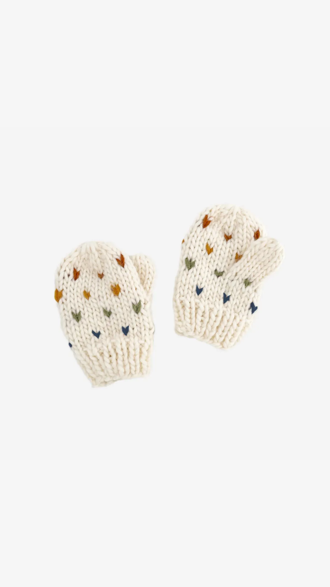 Sawyer Heart Mittens by Blueberry Hill