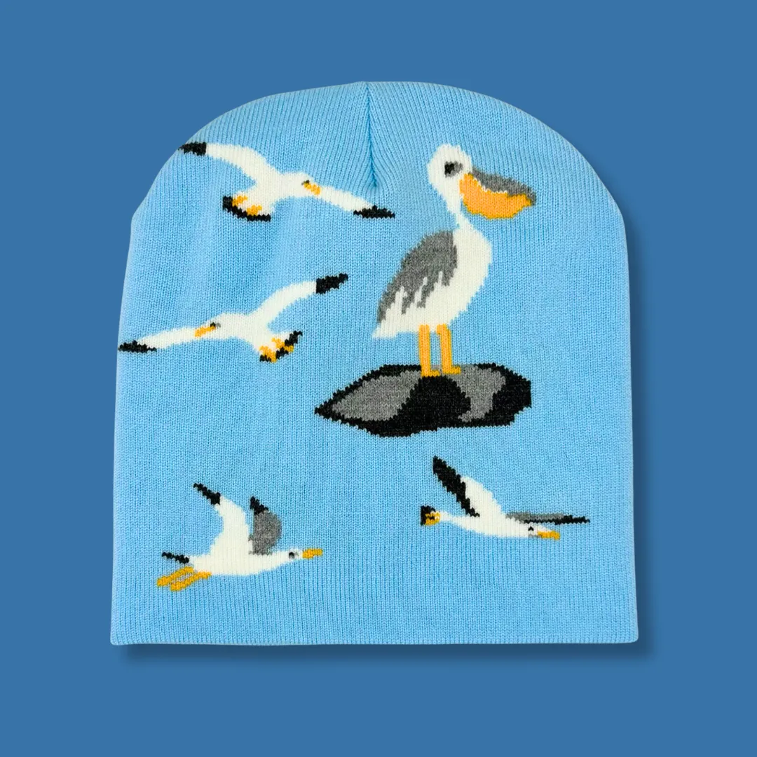 Seaside Birds Beanie