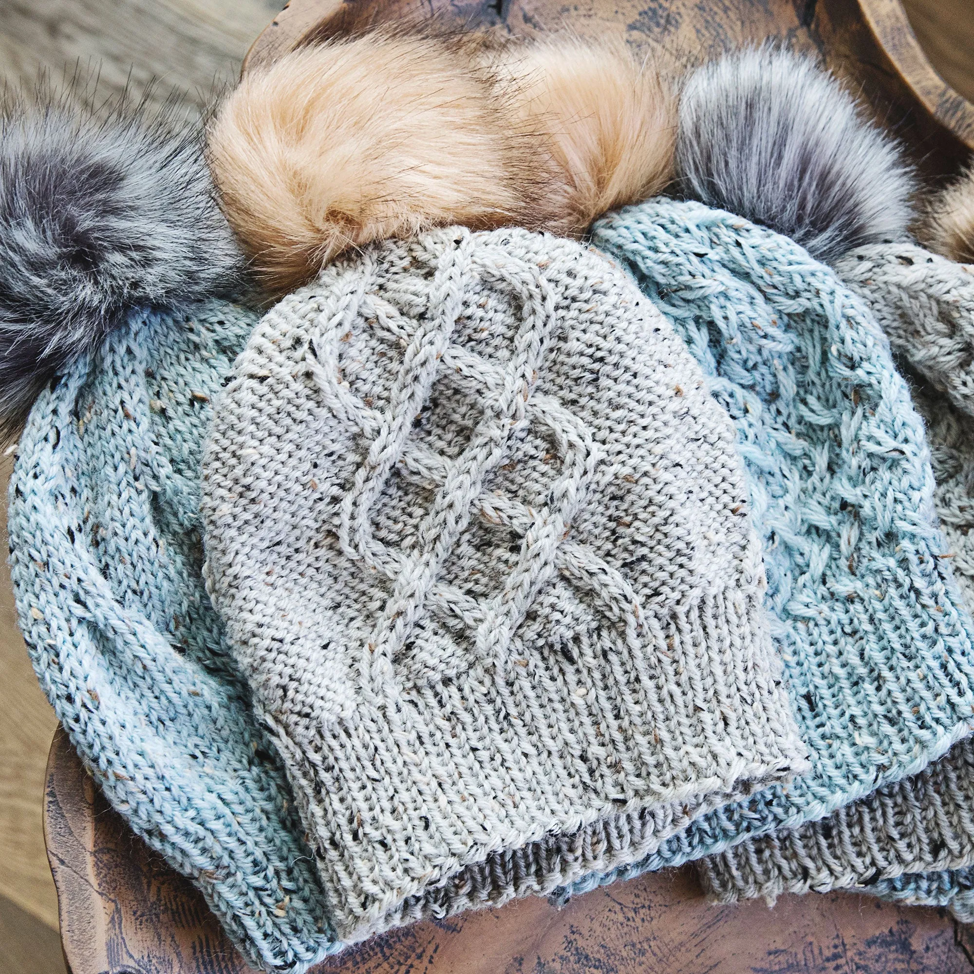 Shareen Cabled Hat Knitting Pattern