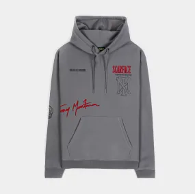 SP x Scarface 1983 Pullover Mens Hoodie (Grey/Red)