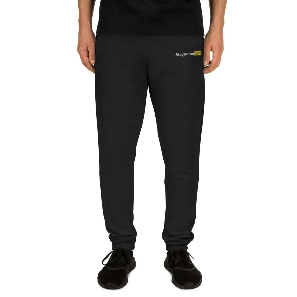 Stayhomehub Unisex Joggers Black