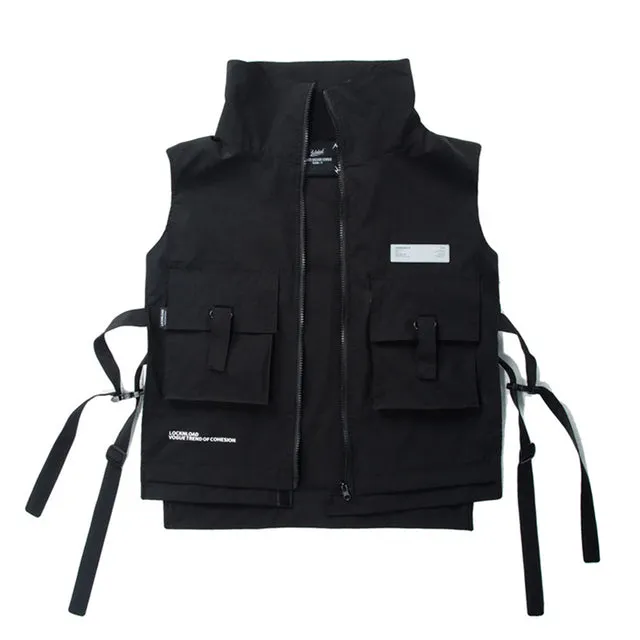 Techwear Zip Up Waistcoat