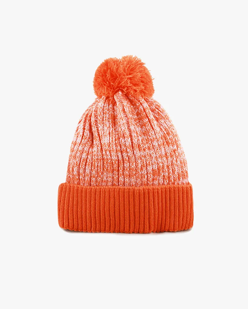 The Hat Depot - Ribbed Knit Beanie with Pom