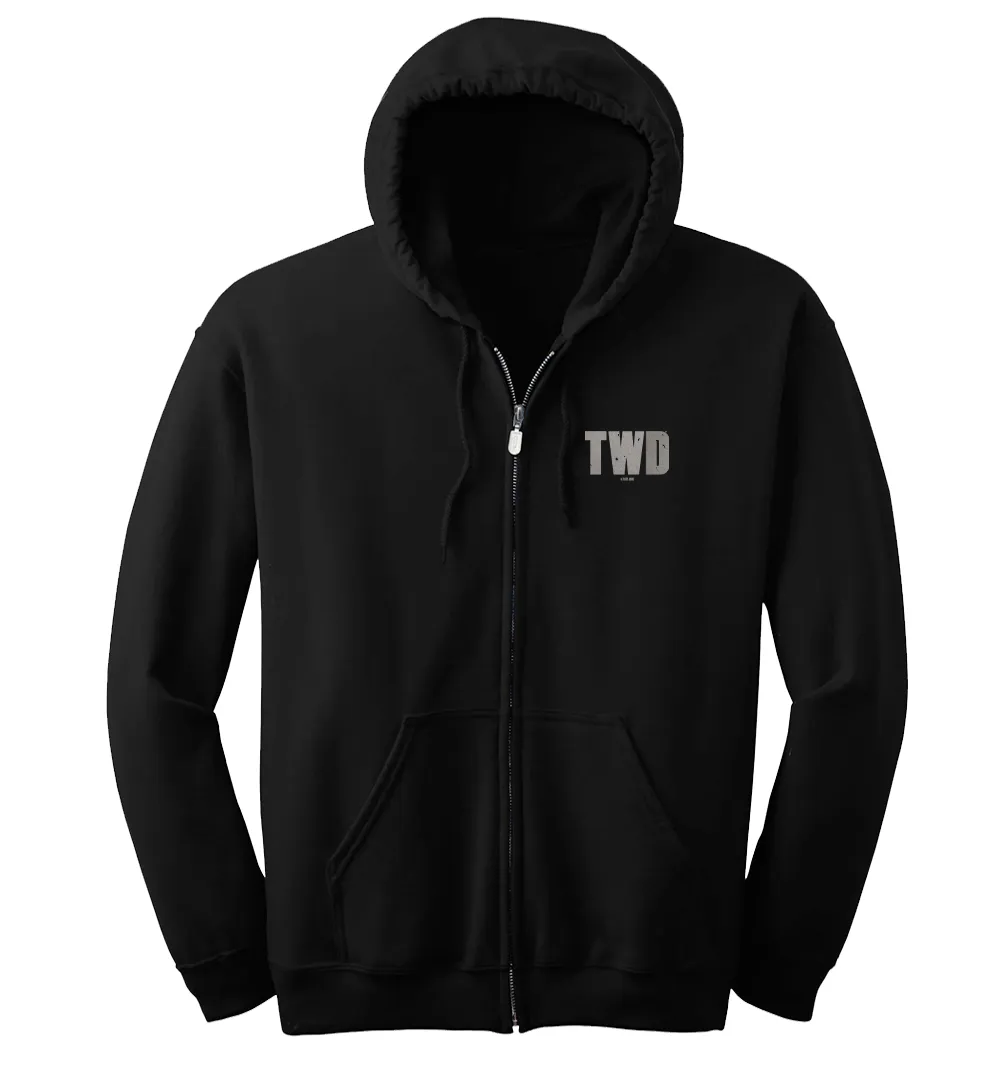 The Walking Dead Daryl's Wings Zip Up Hooded Sweatshirt