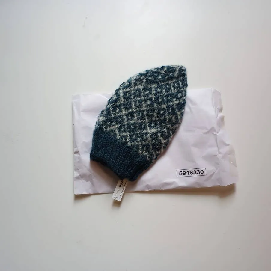 Toasty Teal Knit Hat