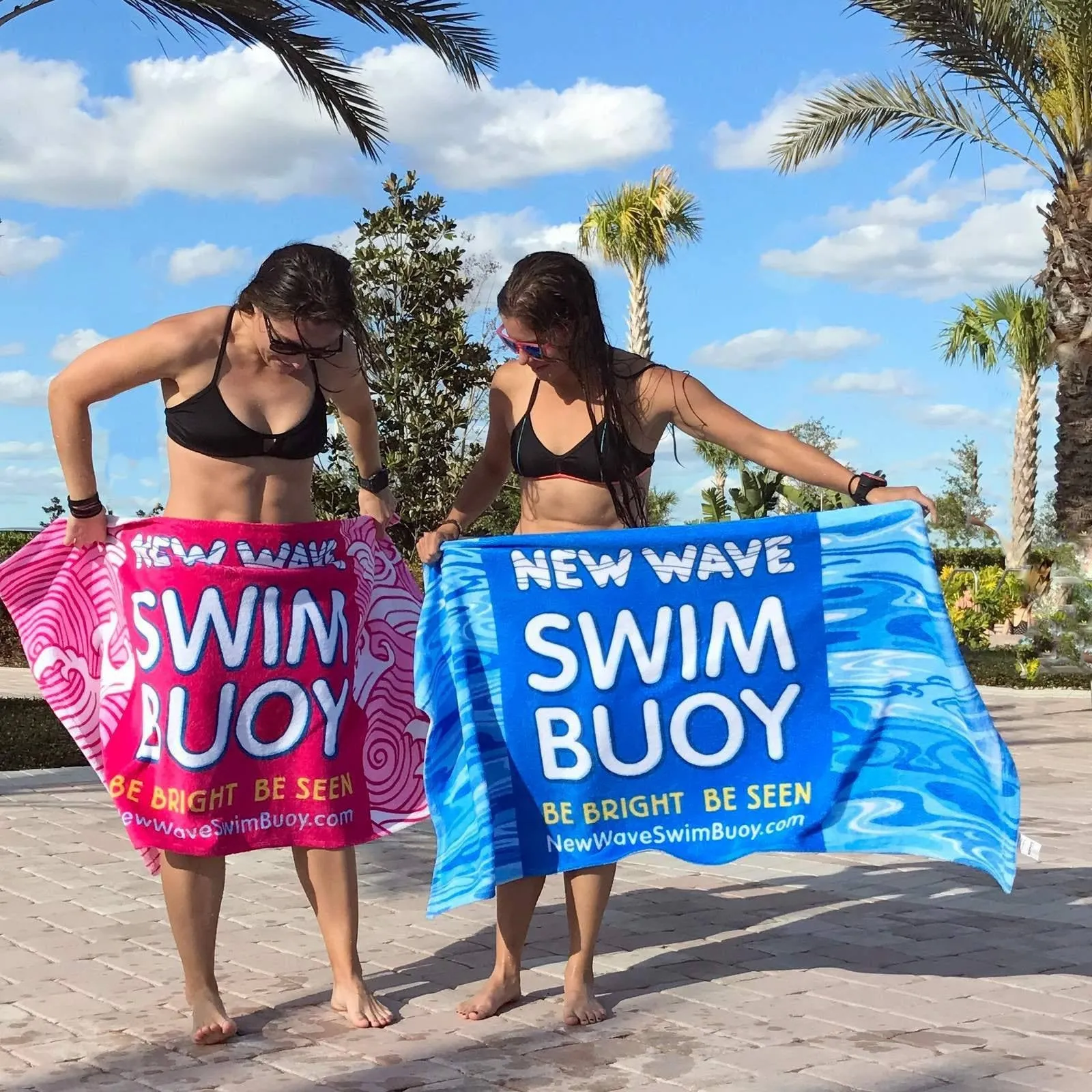 Towel Pink - New Wave Polar Fleece Swim Towel-Blanket-Shawl