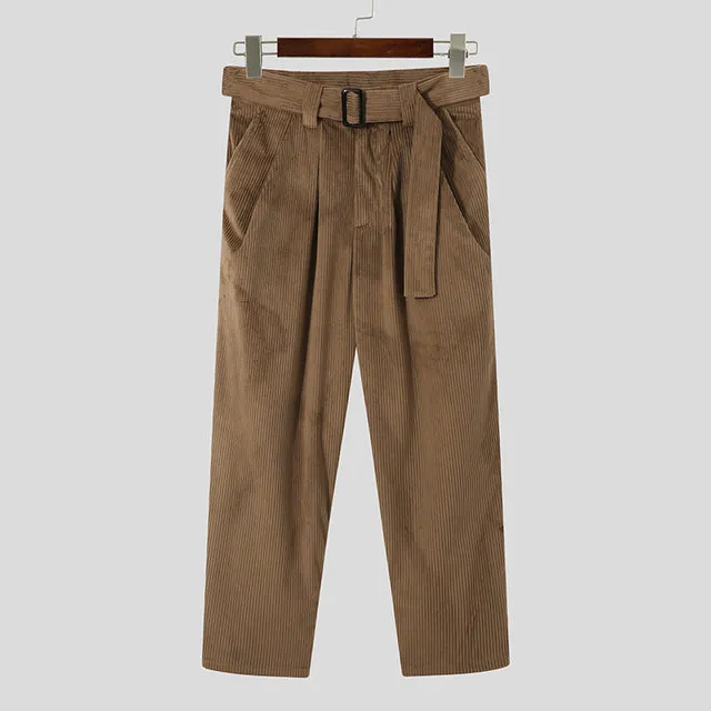 Trousers High waist Solid Pants