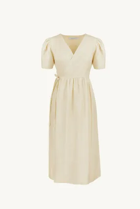 Tulip Wrap Dress -- Linen